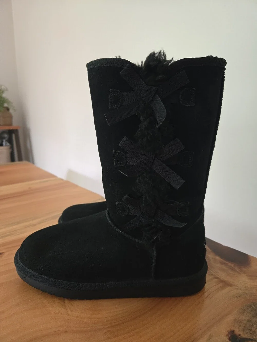 Koolaburra by UGG Victoria Girls' Tall Winter Boots In Black